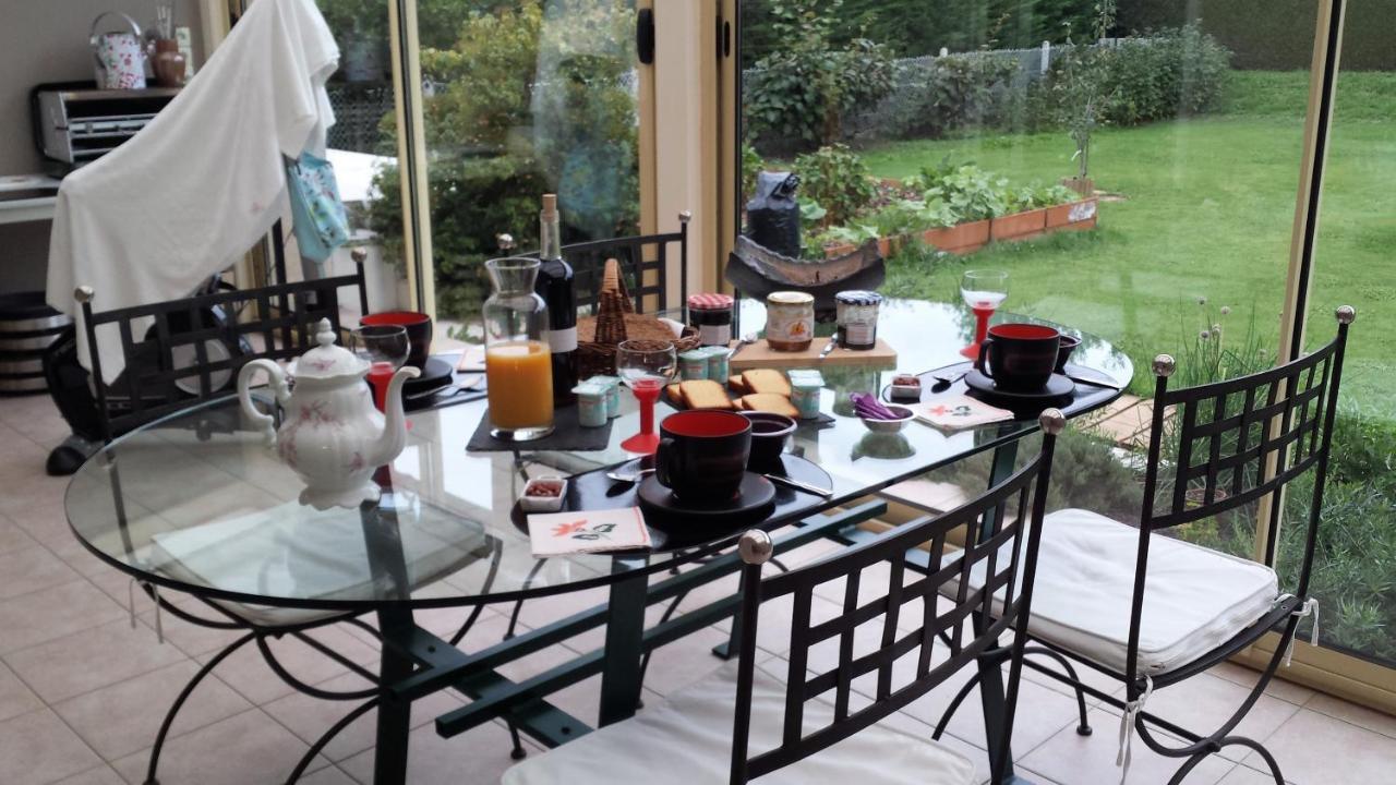 3 Chambres Privees Dans Un Jardin D'Hiver, Garage Voiture, Velos, Motos Tourville-sur-Arques Luaran gambar